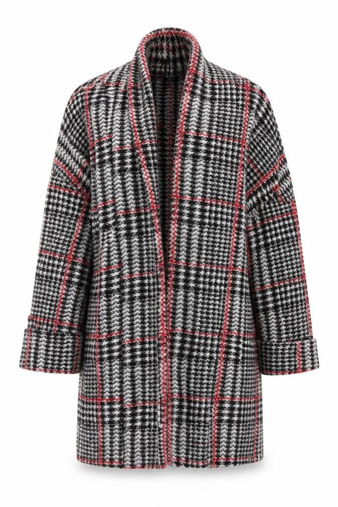 Womens UK Size S Primark Grey Overcoat