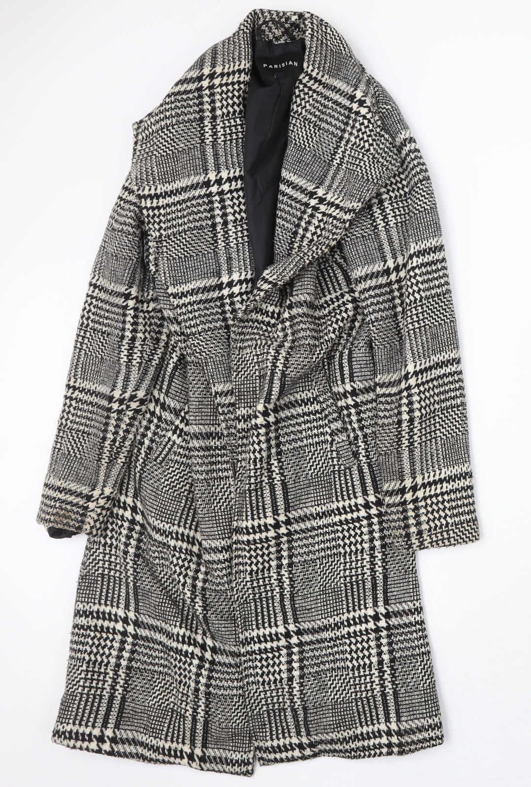 Womens UK Size 6 Parisian Grey Overcoat