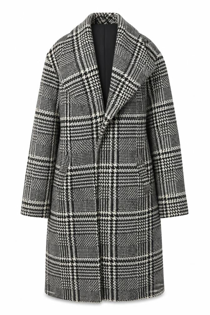 Womens UK Size 6 Parisian Grey Overcoat