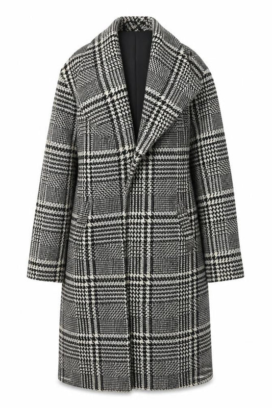 Womens UK Size 6 Parisian Grey Overcoat