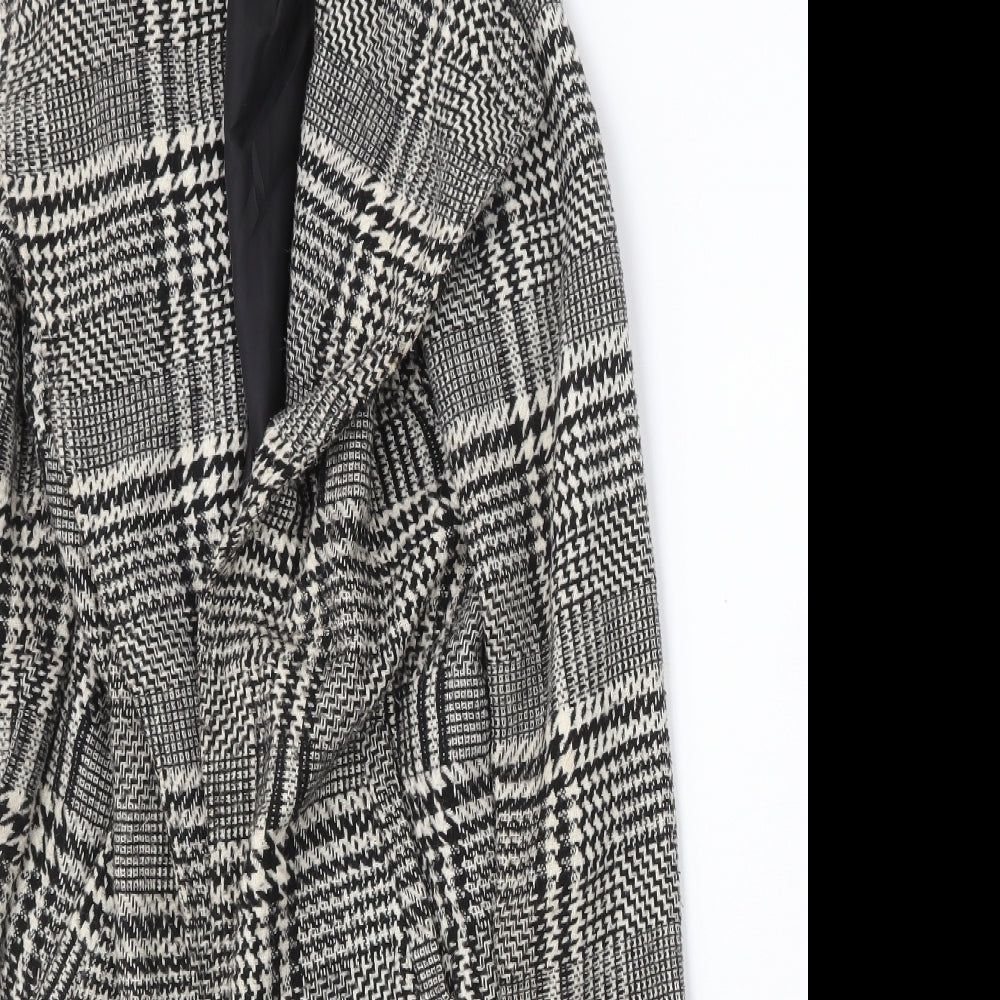 Womens UK Size 6 Parisian Grey Overcoat