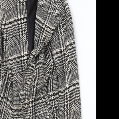 Womens UK Size 6 Parisian Grey Overcoat