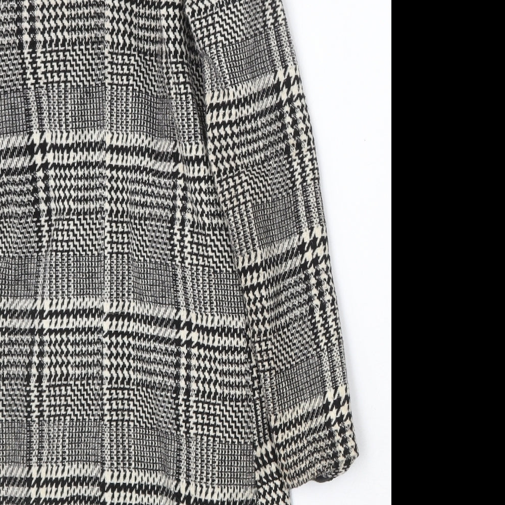 Womens UK Size 6 Parisian Grey Overcoat