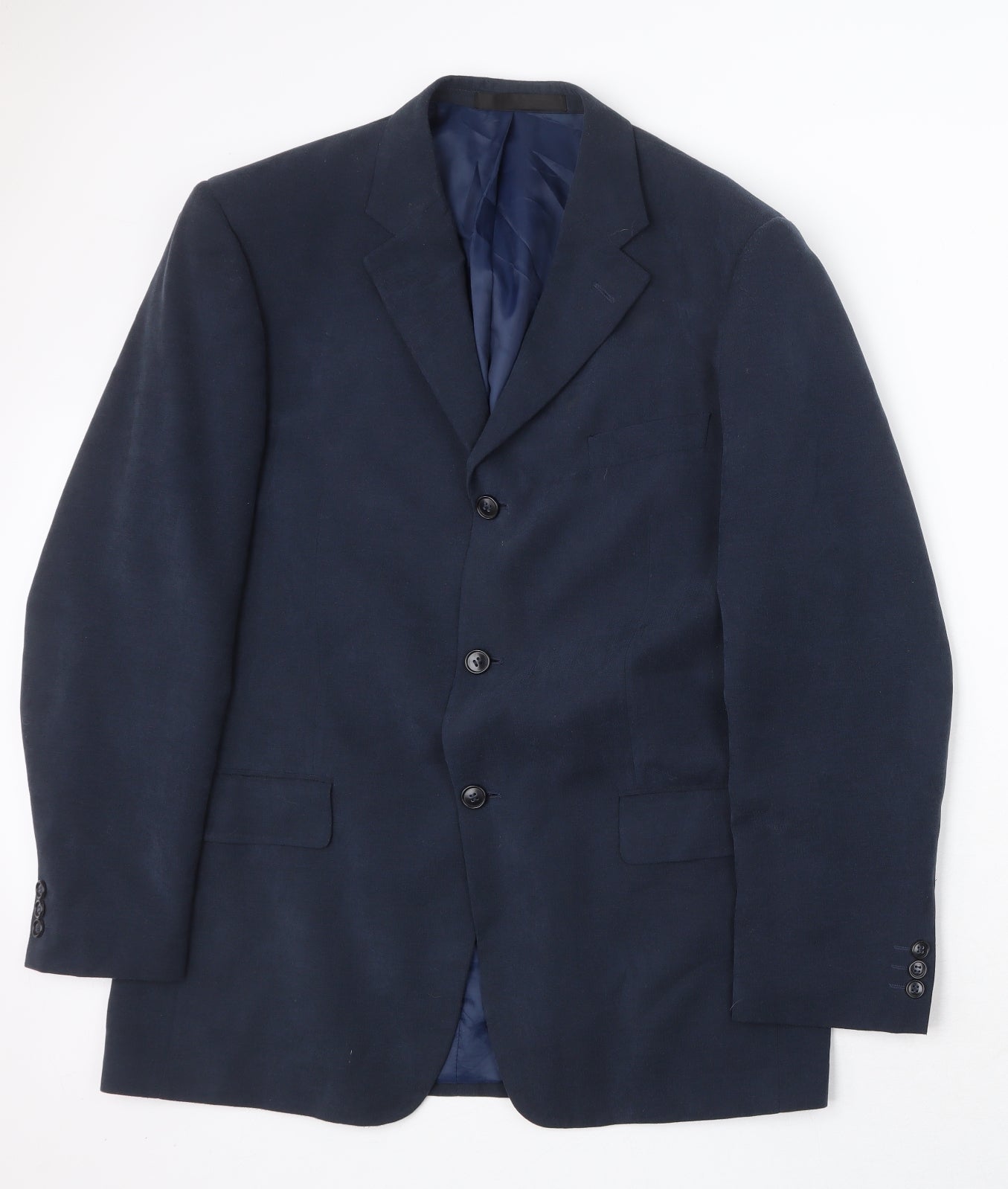 Mens UK Size 40 Marks and Spencer Regular Blue Suit Jacket