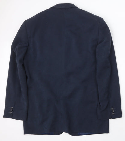 Mens UK Size 40 Marks and Spencer Regular Blue Suit Jacket