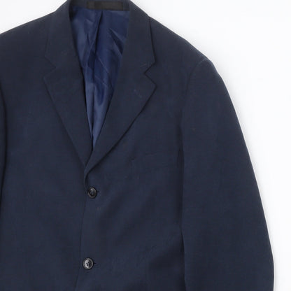 Mens UK Size 40 Marks and Spencer Regular Blue Suit Jacket