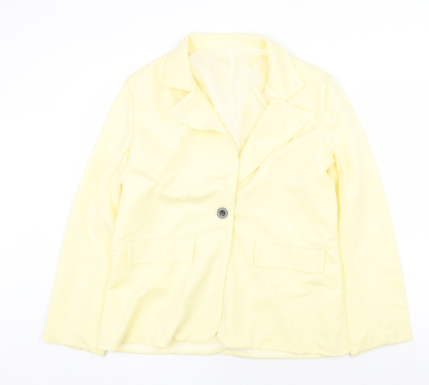 Womens UK Size M Preworn Yellow Jacket