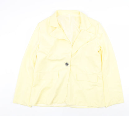 Womens UK Size M Preworn Yellow Jacket