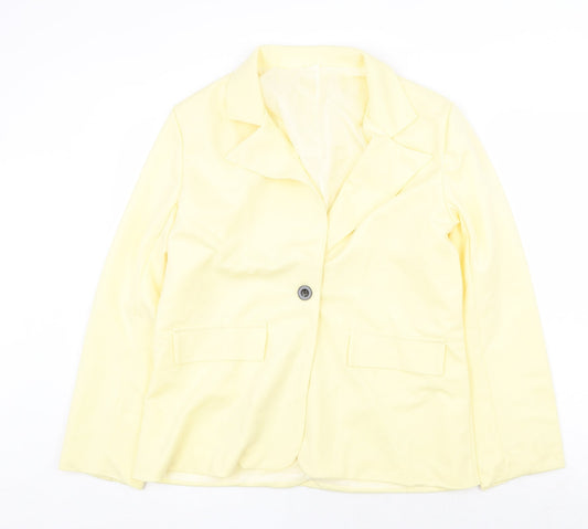 Womens UK Size M Preworn Yellow Jacket