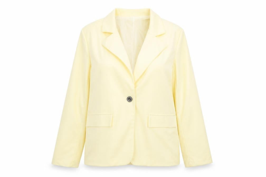 Womens UK Size M Preworn Yellow Jacket