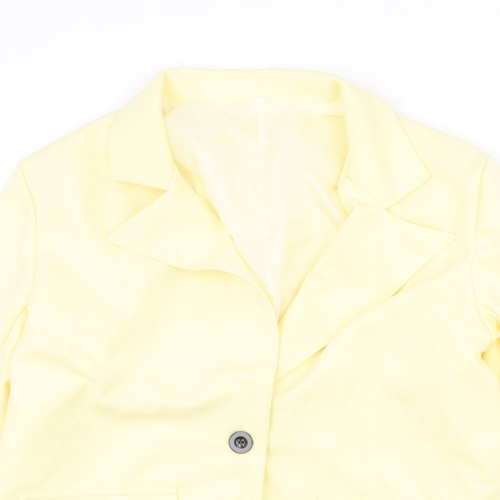 Womens UK Size M Preworn Yellow Jacket