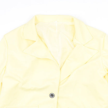 Womens UK Size M Preworn Yellow Jacket