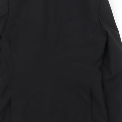Mens UK Size 40 Classic Regular Black Suit Jacket