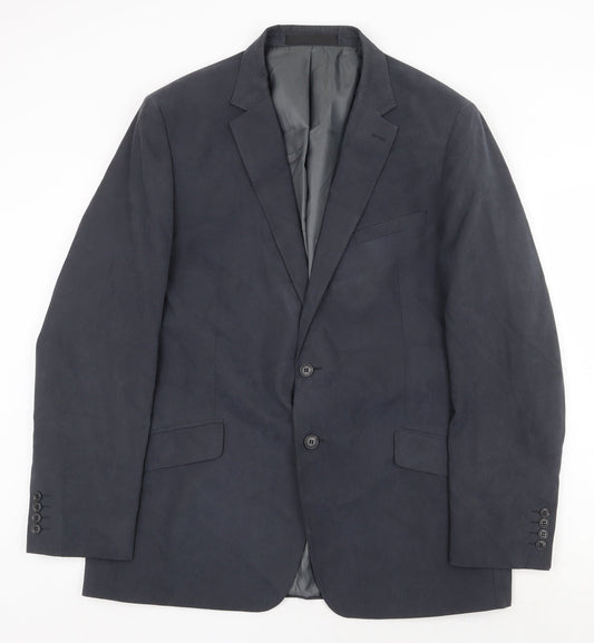 Mens UK Size 44 Marks and Spencer Regular Blue Suit Jacket