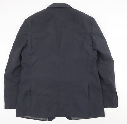 Mens UK Size 44 Marks and Spencer Regular Blue Suit Jacket