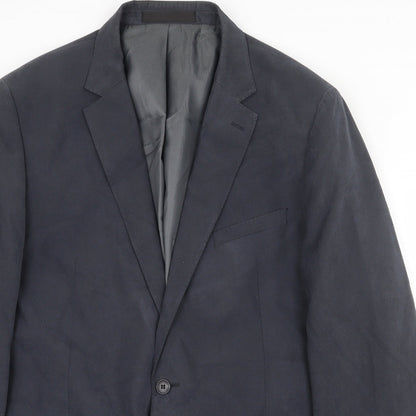 Mens UK Size 44 Marks and Spencer Regular Blue Suit Jacket