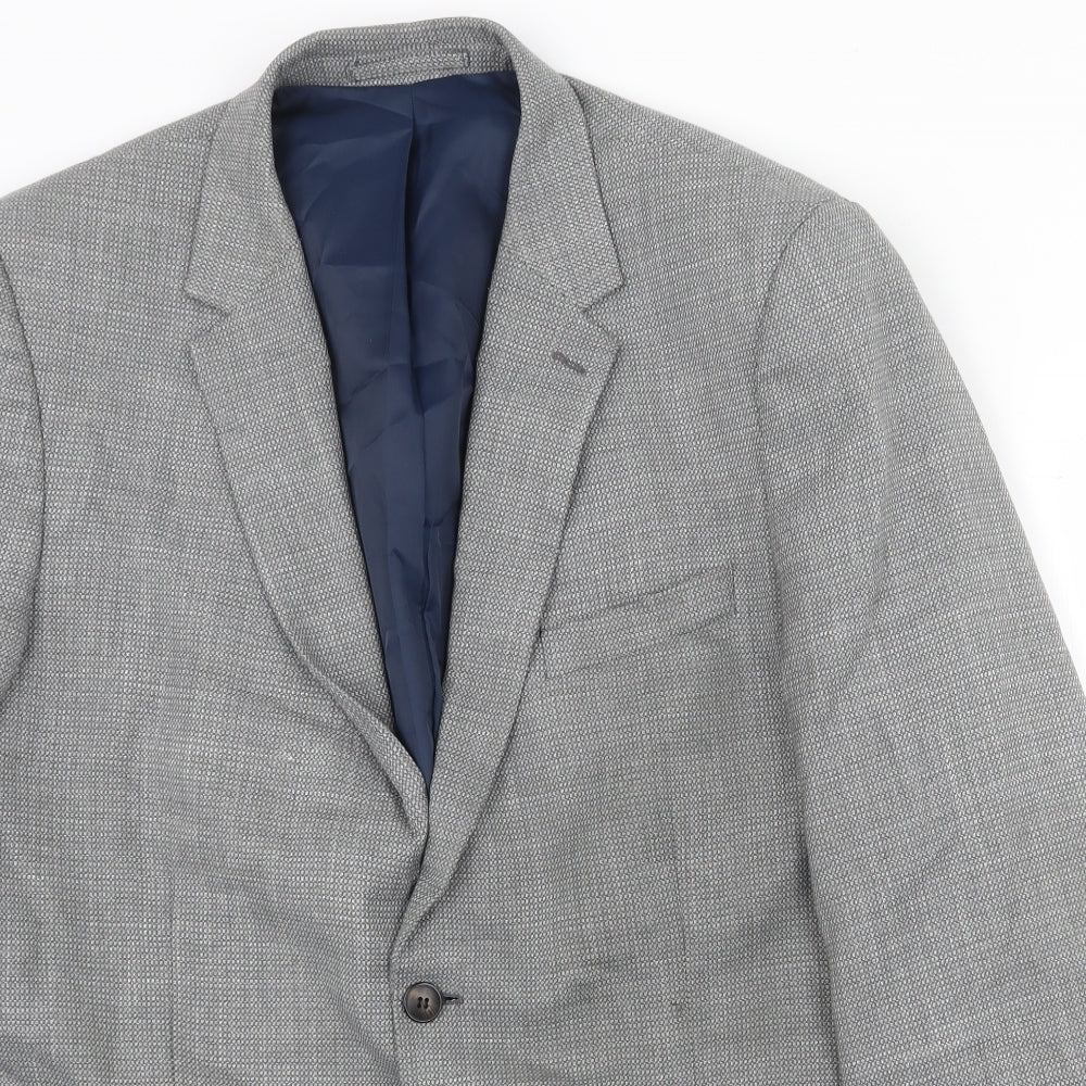 Mens UK Size 44 Marks and Spencer Regular Grey Suit Jacket