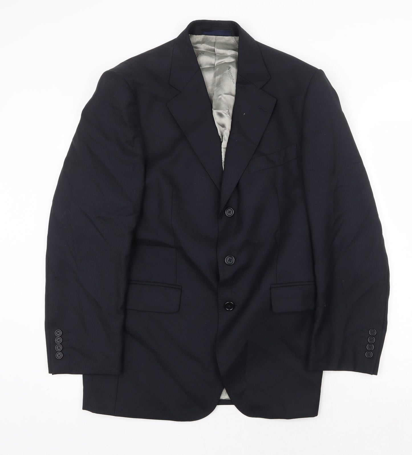 Mens UK Size 38 Preworn Regular Blue Suit Jacket