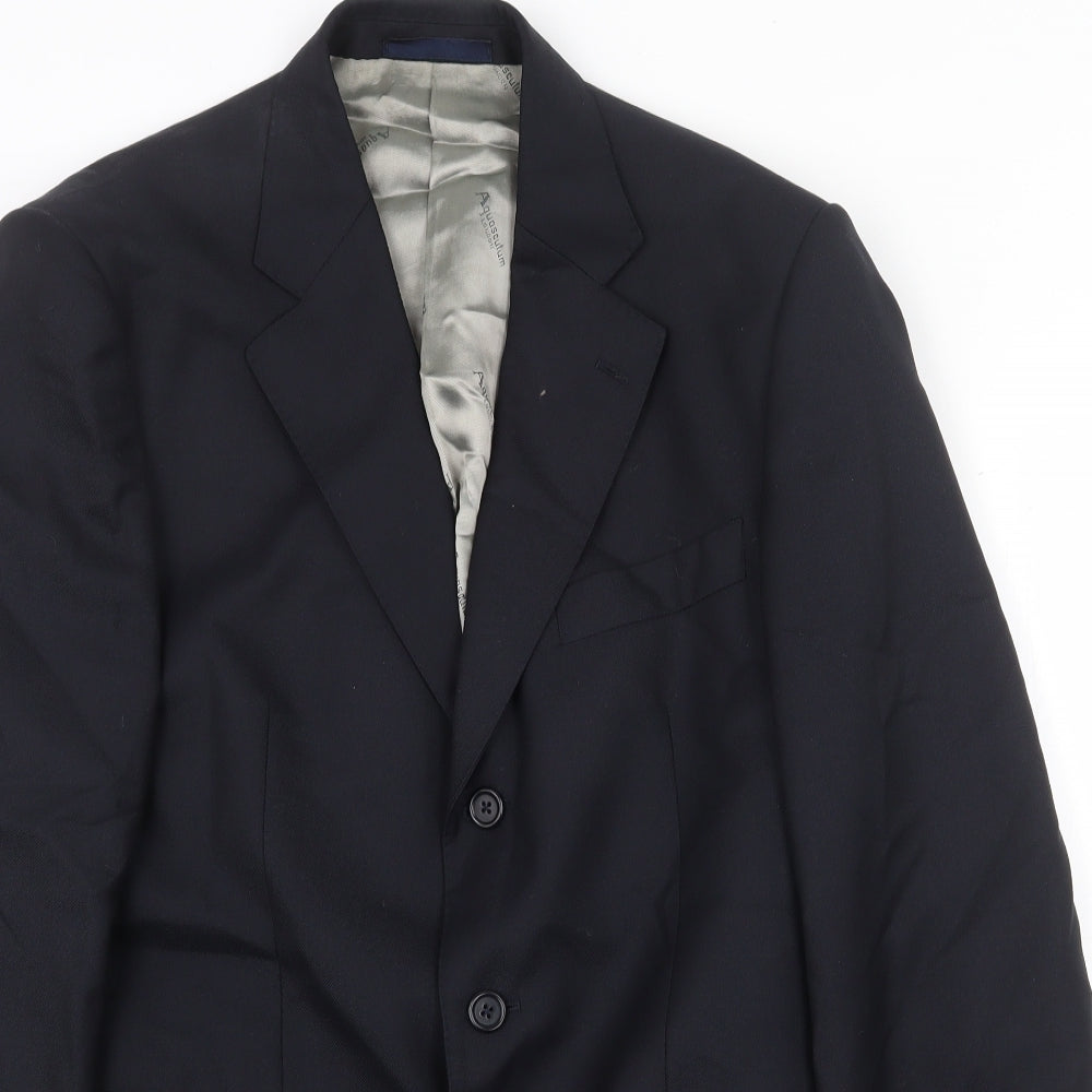 Mens UK Size 38 Preworn Regular Blue Suit Jacket