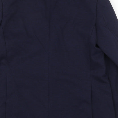 Mens UK Size 42 Marks and Spencer Regular Blue Suit Jacket