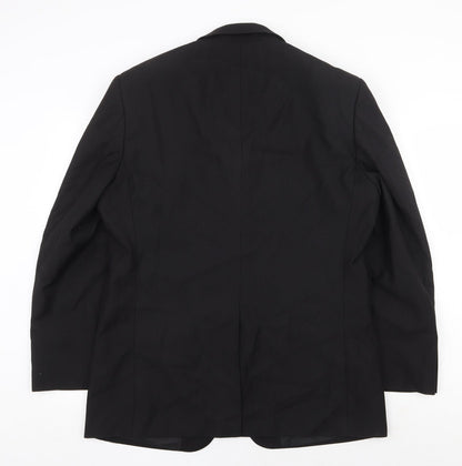 Mens UK Size 40 Greenwoods Regular Black Suit Jacket