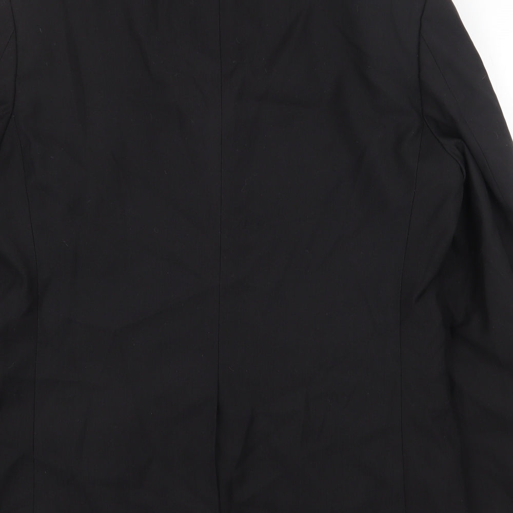 Mens UK Size 40 Greenwoods Regular Black Suit Jacket