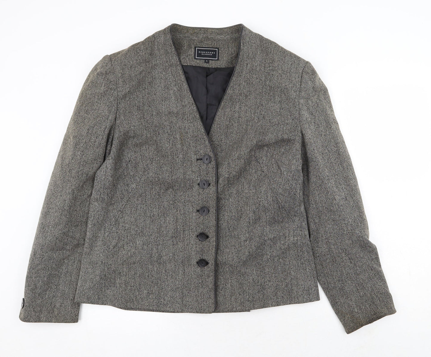 Womens UK Size 16 Debenhams Grey Jacket