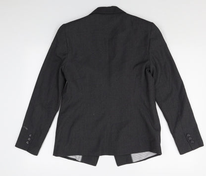 Marks and Spencer Womens Grey Polyester Jacket Suit Jacket Size 12