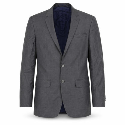 DAVID KOKE Mens Grey Polyester Jacket Suit Jacket Size 44 Regular