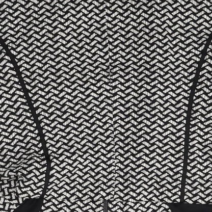 Gerry Weber Womens Black Geometric Jacket Size M Zip