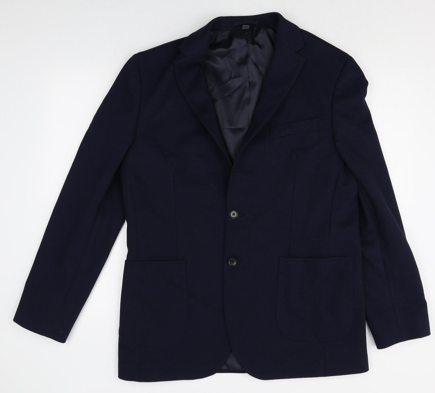 Mens UK Size 42 Marks and Spencer Regular Blue Suit Jacket