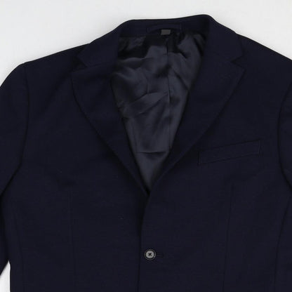 Mens UK Size 42 Marks and Spencer Regular Blue Suit Jacket