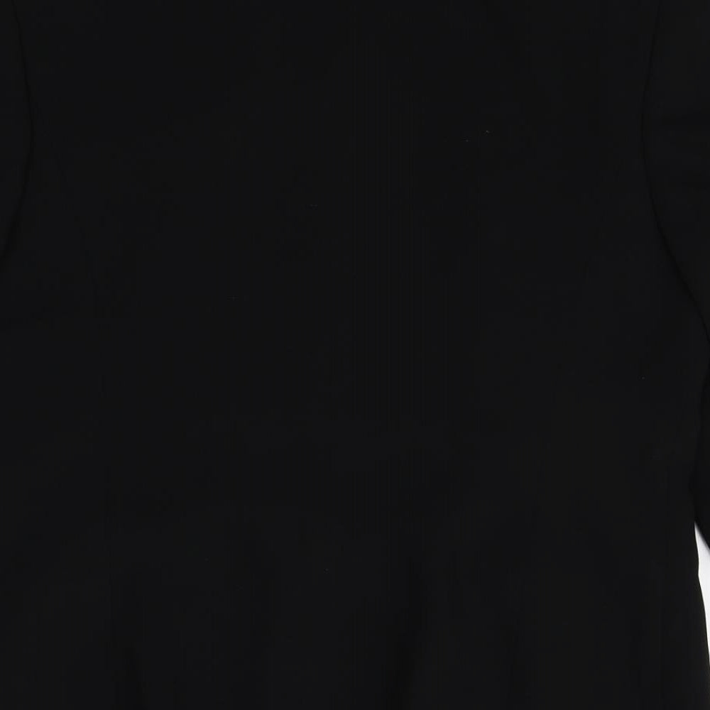 Marcona Womens Black Polyester Jacket Suit Jacket Size 14
