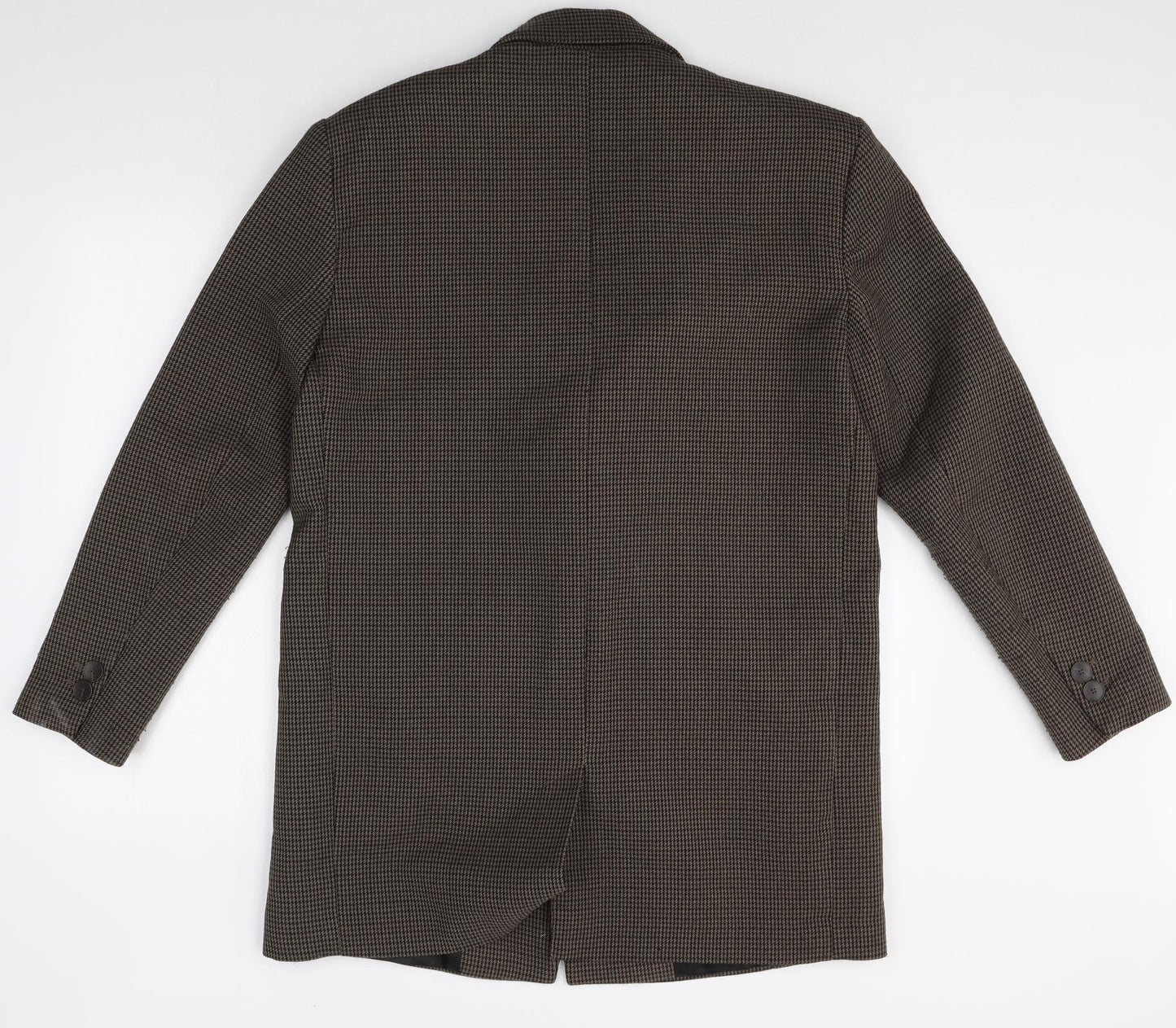 Zara Womens Brown Polyester Jacket Suit Jacket Size XL