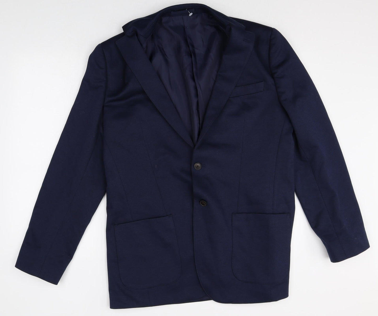 Mens UK Size 42 Marks and Spencer Regular Blue Suit Jacket