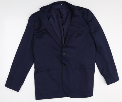 Mens UK Size 42 Marks and Spencer Regular Blue Suit Jacket
