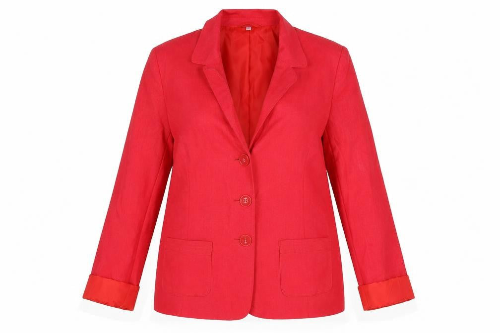 Womens UK Size 14 Preworn Regular Red Blazer
