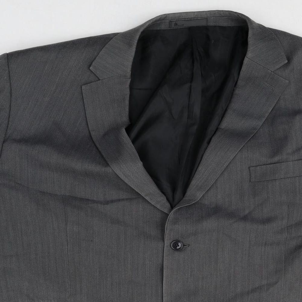 Mens UK Size 48 BHS Regular Grey Suit Jacket
