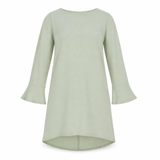 LTS Womens Green Polyester Shift Size 10 Round Neck Pullover