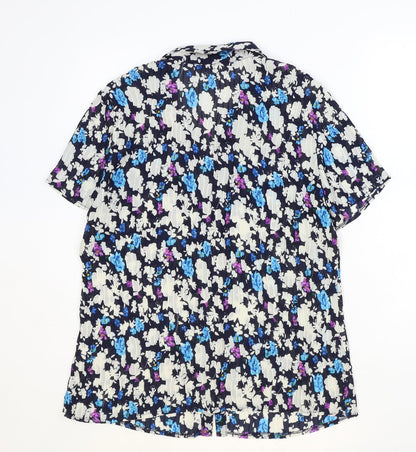 Womens UK Size 20 Bm Collection Multicoloured Basic Button-Up