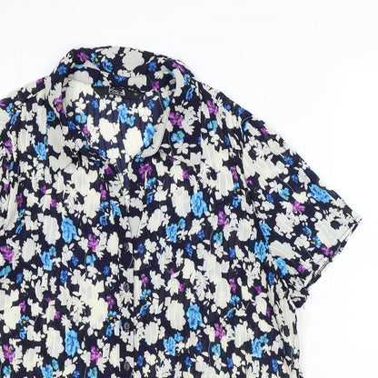 Womens UK Size 20 Bm Collection Multicoloured Basic Button-Up