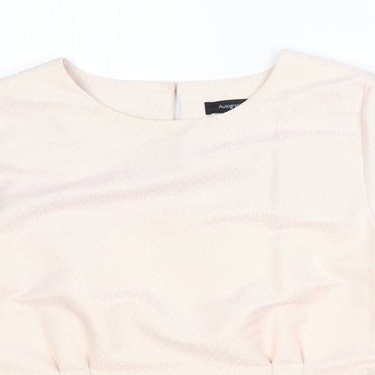 Womens UK Size 14 Marks and Spencer Pink Basic Blouse