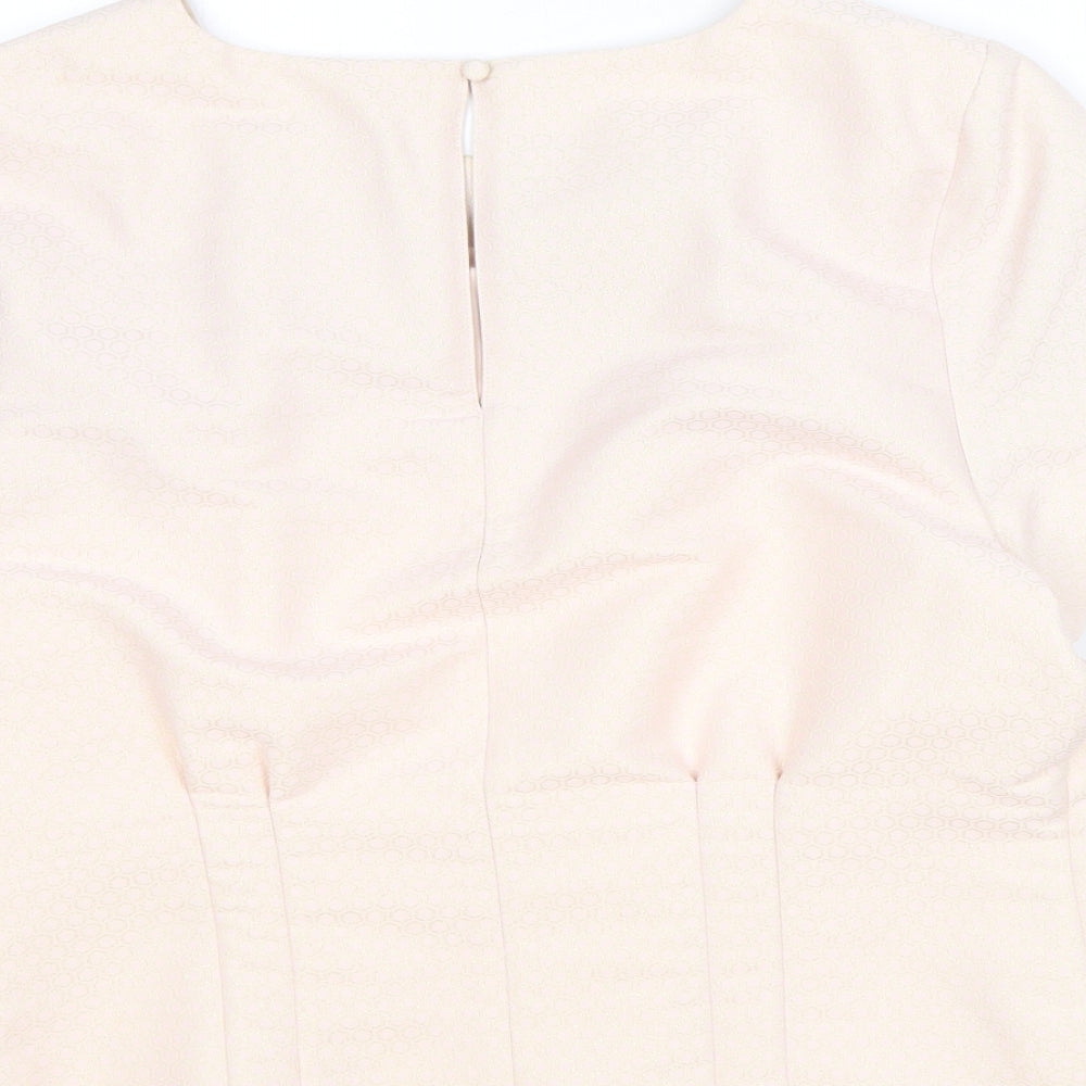 Womens UK Size 14 Marks and Spencer Pink Basic Blouse