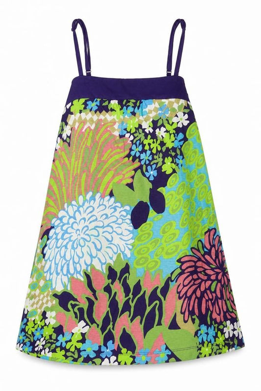 Atmosphere Womens Multicoloured Floral Viscose Trapeze & Swing Size 12 Square Neck Pullover
