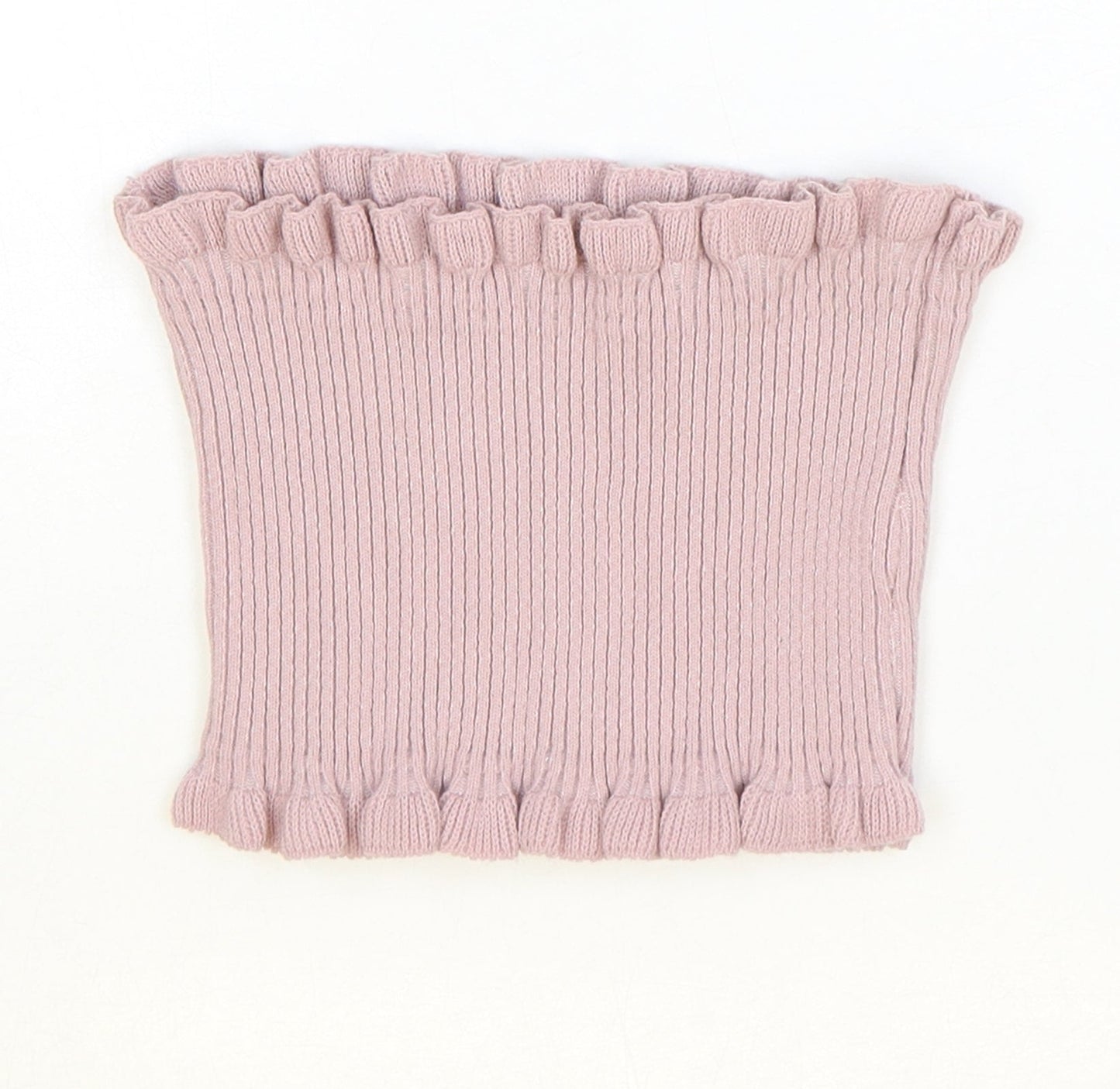 Womens UK Size 10 PRETTYLITTLETHING Pink Basic Tank