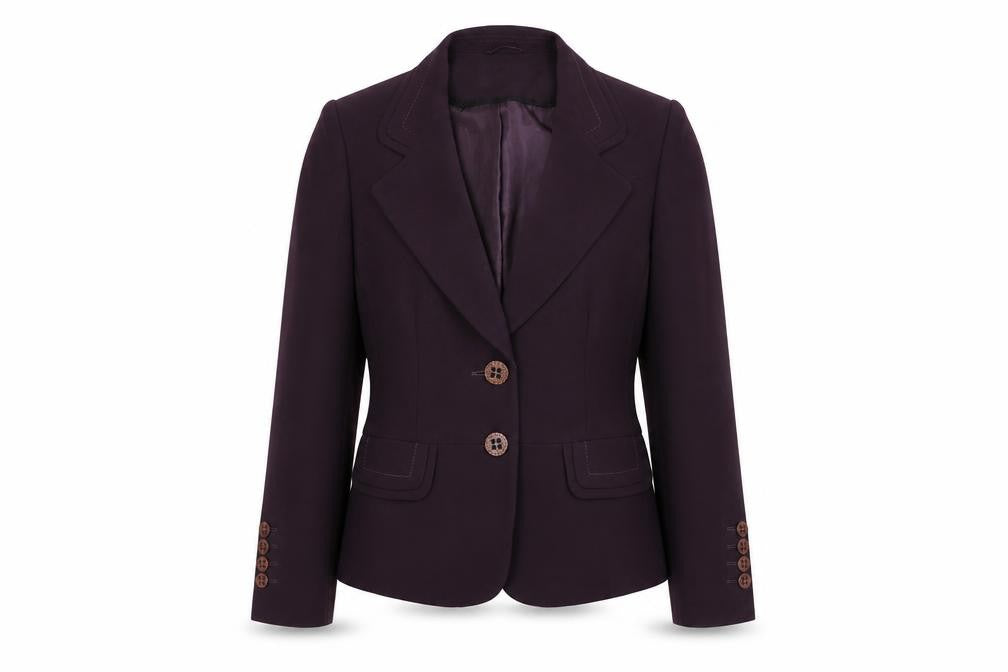 Womens UK Size 10 Preworn Regular Purple Blazer