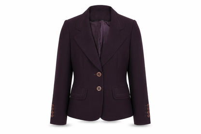 Womens UK Size 10 Preworn Regular Purple Blazer