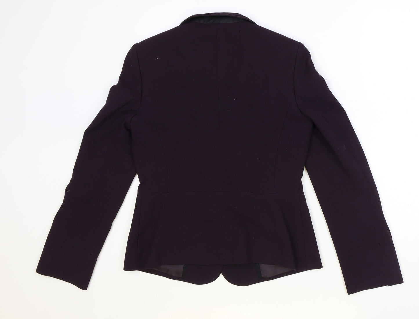 Womens UK Size 10 Preworn Regular Purple Blazer