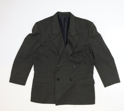 Marlow Mens Grey Polyester Jacket Suit Size 40 Regular