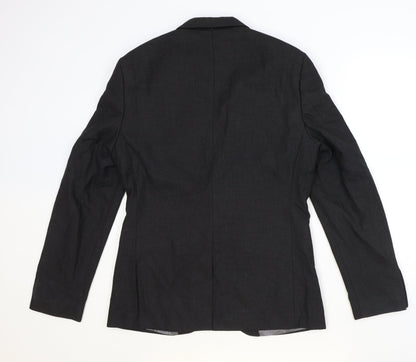 Mens UK Size 40 River Island Regular Grey Suit Jacket